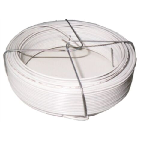 Alambre Sifer-AVL Plastificado Blanco N° 7 (1.2mm) 50 m Rollo