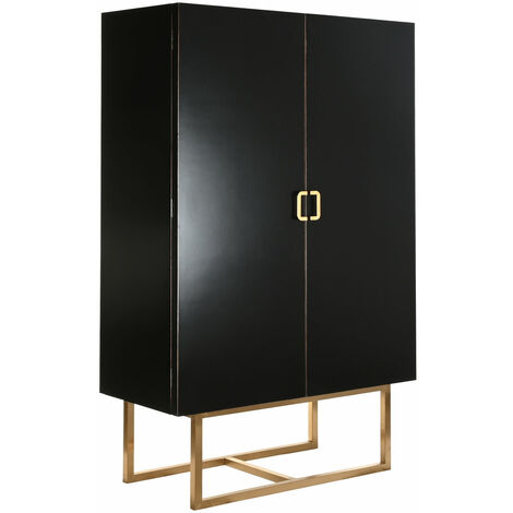 Alamo Metal Cabinet 110x50x180 Schwarzes Material Alamo Metal Multicolor Color Family Showcases, Schränke und Bibliotheken Details