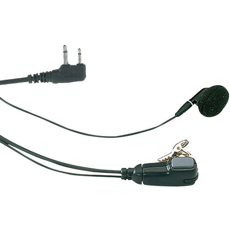 Alan Electronics Midland MA28-L Monophon im Ohr Schwarz - Grau (C559.03)
