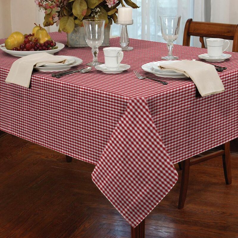 Tablecloths Gingham Tablecloth Red 54 x 54 - Alan Symonds