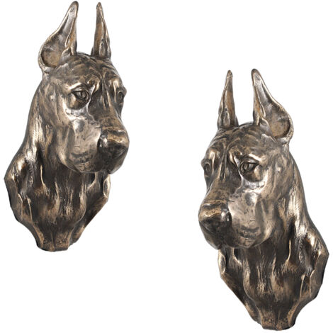 Alano I - statuetta di cane, busto appeso, decorazione unica per gli amanti dei cani di Art-Dog