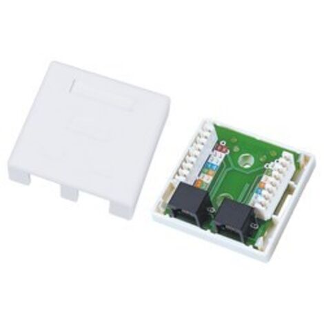 Alantec gn011 caja de conexiones de red cat6 blanco