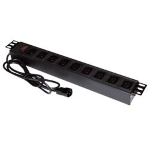 ALANTEC PZ010 POWER EXTENSION 1.8 M 9 AC OUTLET(S) INDOOR BLACK