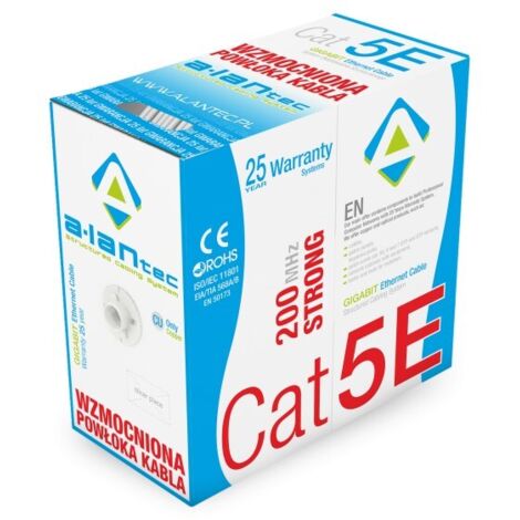 ALANTEC UTP-Kabel 4PR Cat.5e PVC 305m STARK