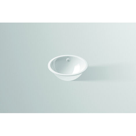 Alape Einbaubecken EB.K400, rund Ø 40,0cm, weiß, 2001000000