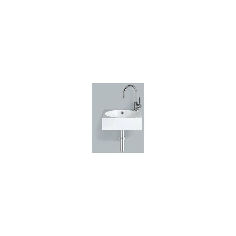 

Lavabo WT.MC450H, rectangular W: 450mm H: 160mm D: 455mm, 4228000000, blanco - 4228000000 - Alape