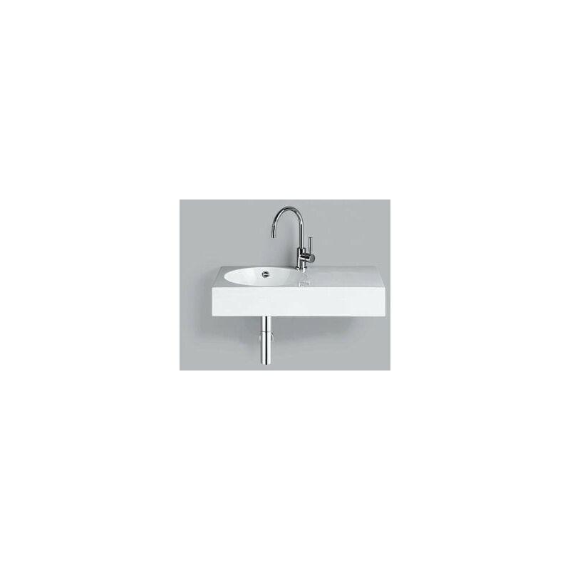 

Lavabo WT.MC800H.L, rectangular W: 800mm H: 160mm D: 455mm, 4231000000, blanco - 4231000000 - Alape