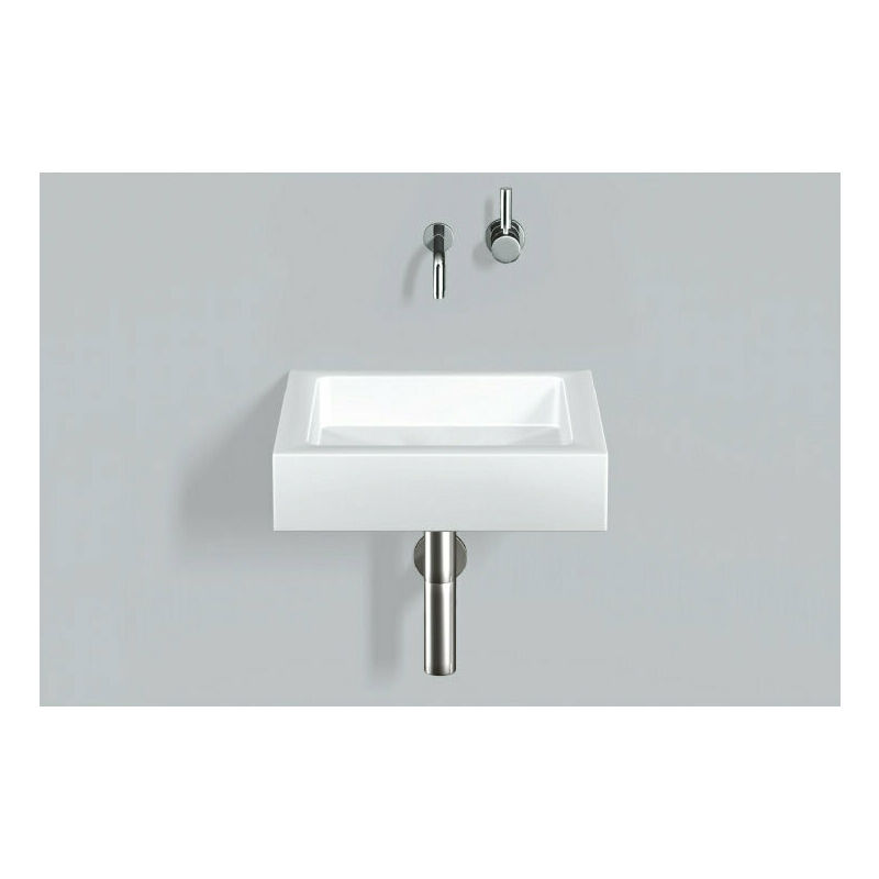 

Lavabo WT.QS450, cuadrado W: 450mm H: 110mm D: 450mm, 4275000000, blanco - 4275000000 - Alape