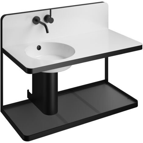 Alape Steel 19 Plan de toilette pour la rénovation WP.S19L.1R,