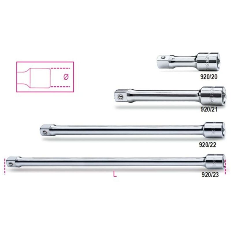 

Barra de extensión de transmisión 1/2' 920/22 - Beta Tools