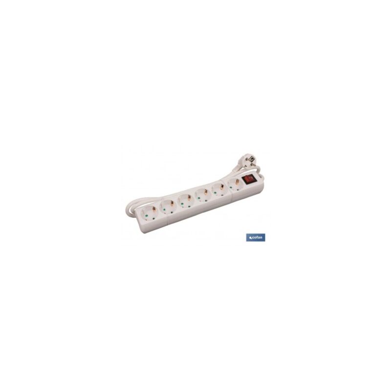 

Base mÚltiple 6t 14m cable cint 16a-250v