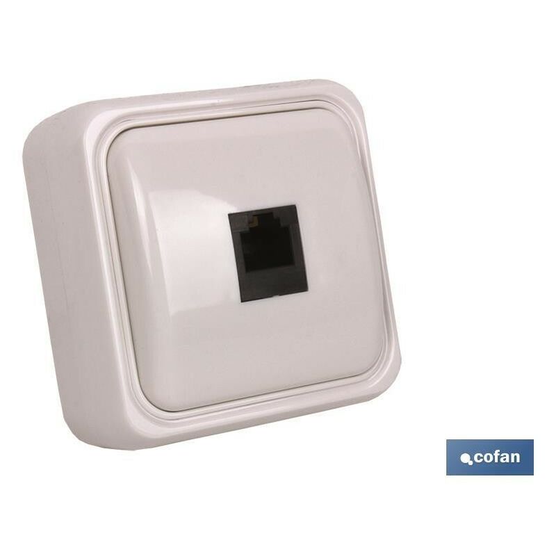 

Base telefono rj11 superficie blanco modatlantis