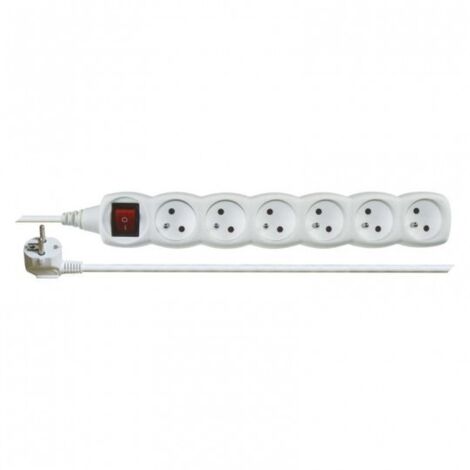 ALARGADOR CON INTERRUPTOR 5M 6 ENCHUFES - E0000-03027