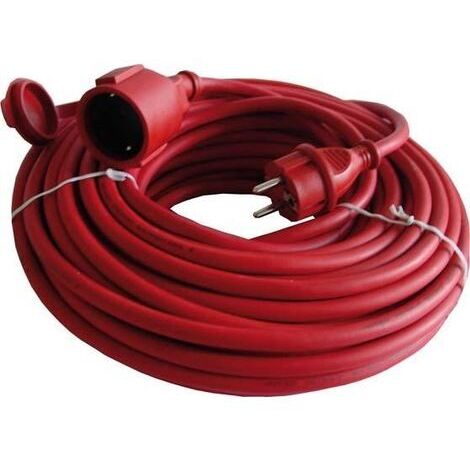 Alargador de caucho 25 m, rojo, H07RN-F3G1,5