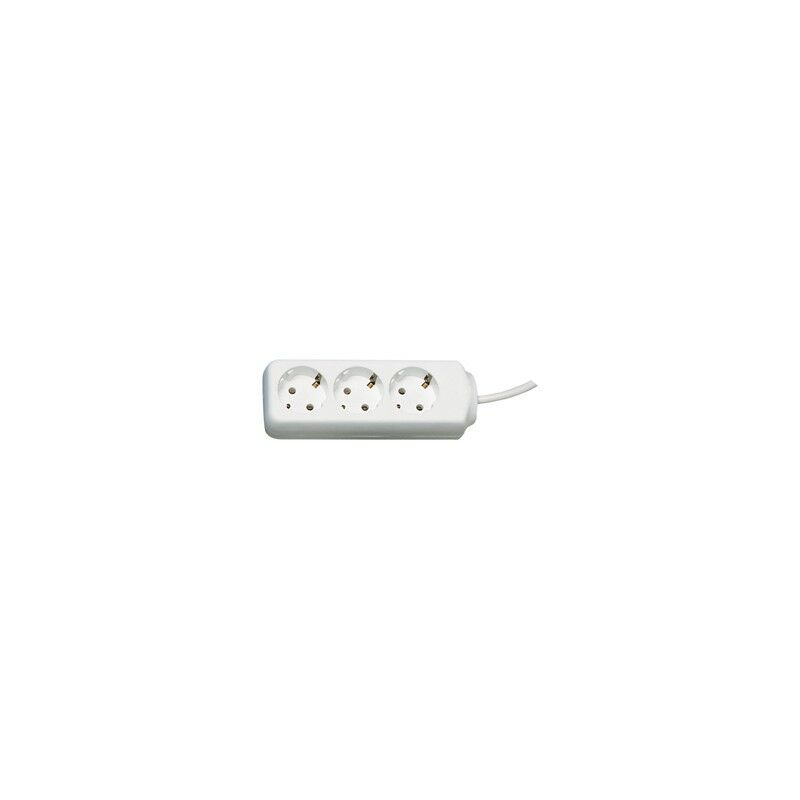 

Alargador eléctrico 1,4 m 3 tomas, negro (por 20)