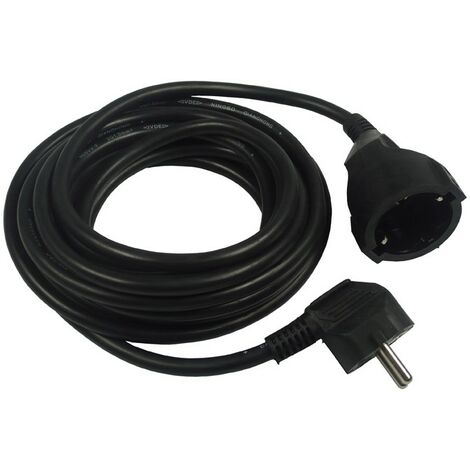 Alargador eléctrico1,5 3 m, negro (por 15)