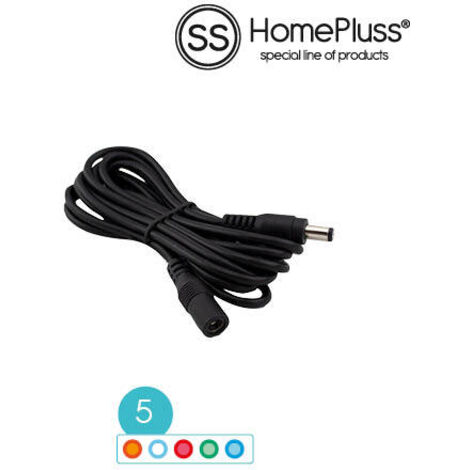 Alargador para tira LED monocromo macho a hembra 2M