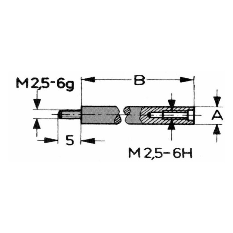 

Alargos para comparadores analógicos y digitales - Largo 10 mm Largo - 30 mm - Vogel