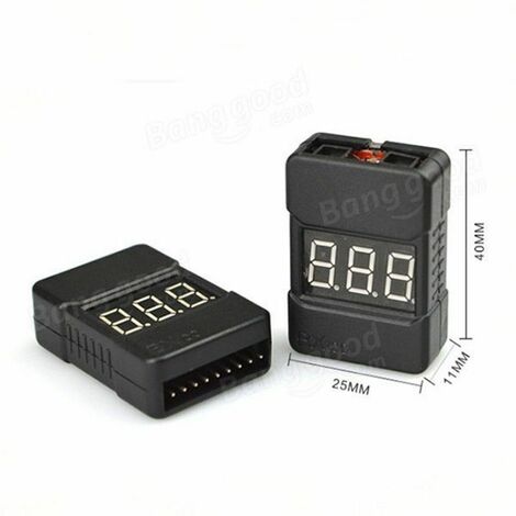 Alarm BX100 Voltage Low voltage battery tester Buzzer For 1  8S Lipo battery