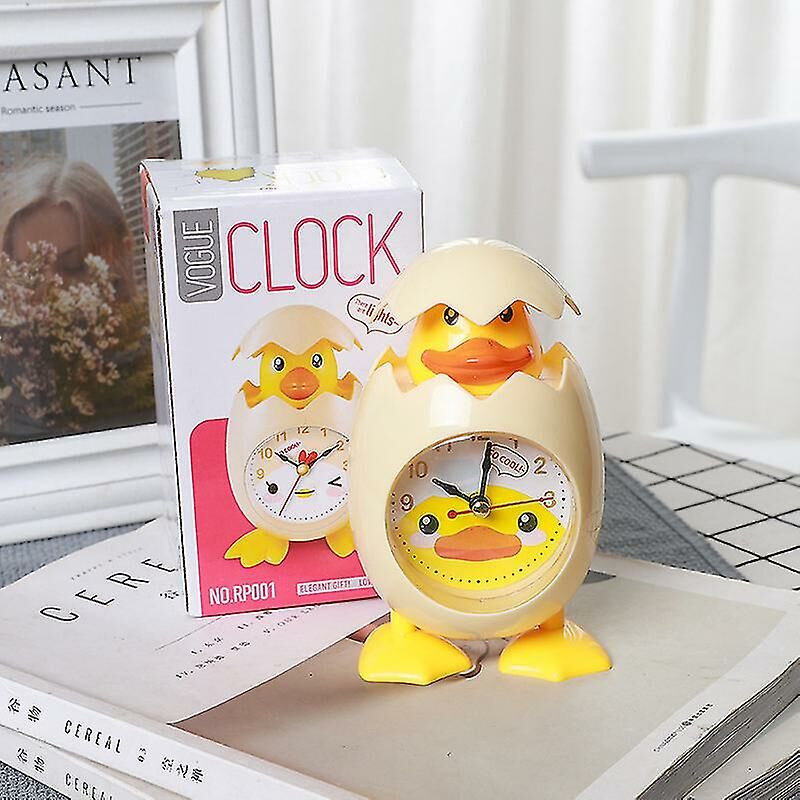 Alarm Clock Cartoon Eggshell Desk Clock Children Gift Home Decoration