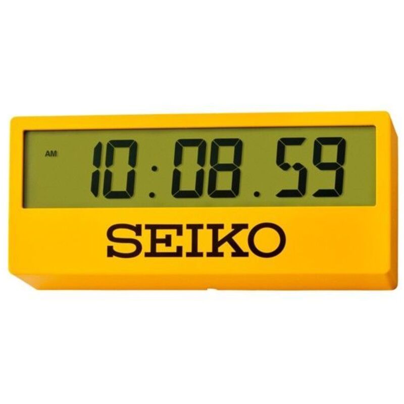 Alarm Clock - SEIKO - QHL073Y - Yellow - Japanese Quartz - Alarm