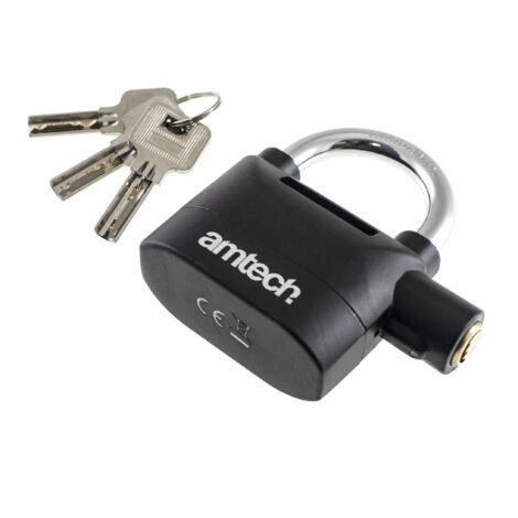 Alarm Padlock 110db 10mm Security Lock Shed Garage Bike Motorbike T2310
