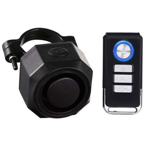 Alarma de bicicleta recargable por USB, alarma inalámbrica para motocicleta con soporte de montaje, scooter con control remoto, dispositivo para scooter eléctrico.