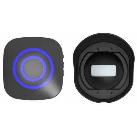 Alarma de entrada, detector de movimiento inalámbrico resistente al agua (alcance de 152 metros), 1 sensor de movimiento PIR y 1 receptor enchufable, 58 tonos de llamada.