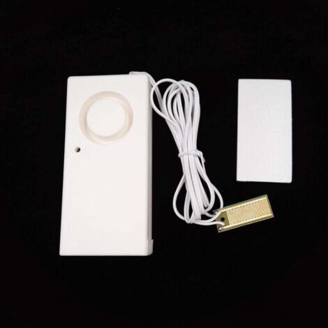Alarma de fugas de agua, detector inalámbrico de fugas de agua de 120 dB, detector de inundaciones, sensor de agua inteligente