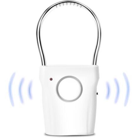 Alarma de puertas y ventanas, alarma de seguridad antirrobo para mangos de puertas y ventanas, seguridad doméstica contra intrusiones, 120 dB.
