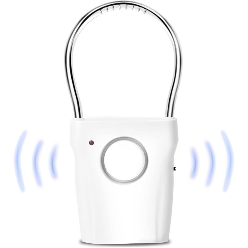 Alarma Para Puertas Y Ventanas, Alarma Para Manijas De Puertas, Sensor Para Puertas De Patio, Alarma Para Puertas, Alarma Antirrobo Por Vibración, Alarma Inalámbrica Para El Hogar, 120 Db 