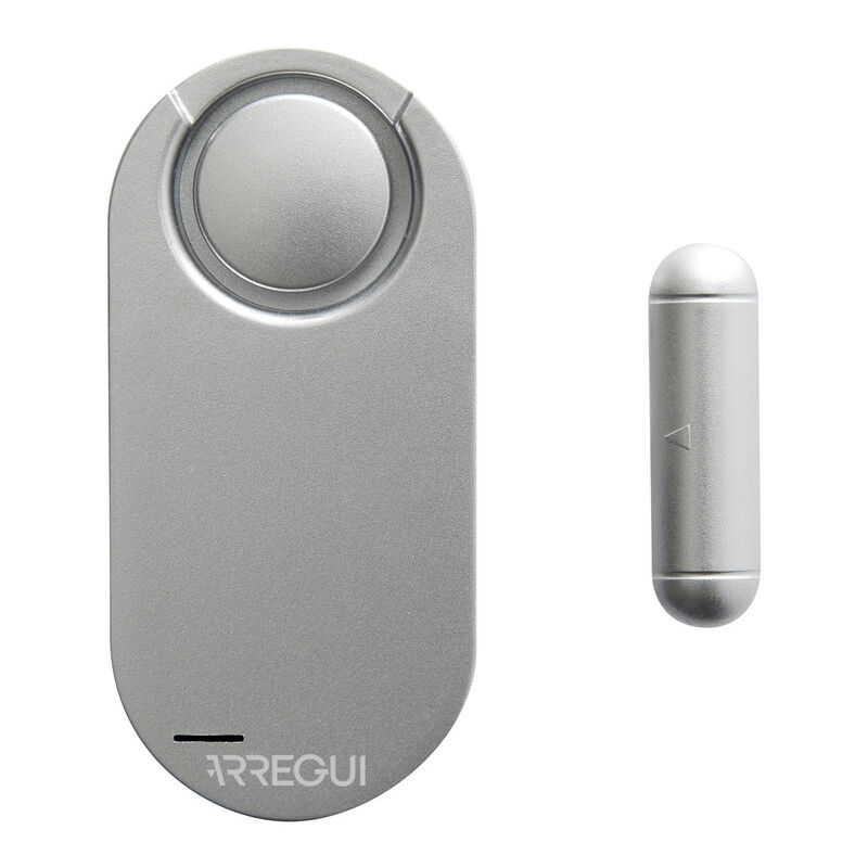 Arregui - AL012 Alarme pour la maison Capteur d'alarme pour porte et fenêtre avec 2 télécommandes Alarme avec sirene sans fil avec batterie Systeme