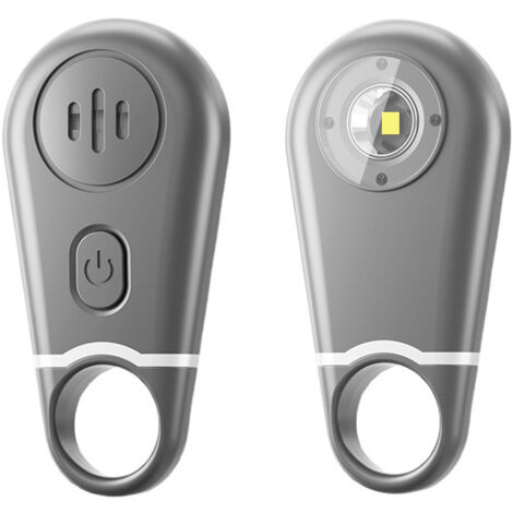 Alarma Wolf, anilla de tracción personal de ABS, llave de autodefensa para mujeres, alarma de 130 decibelios.