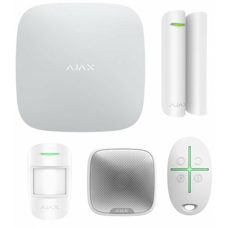 ALARME AJAX STARTERKIT + SIRENE EXTERIEUR BLANC