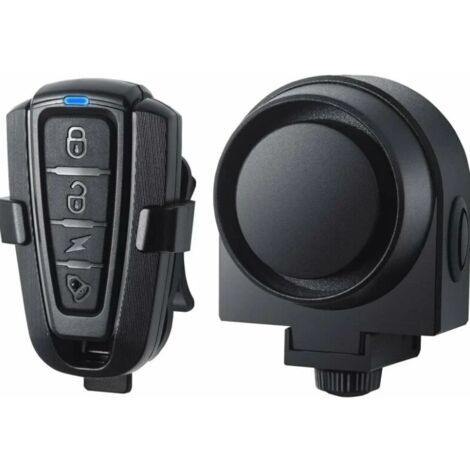 Alarme anti-vol, alarme intelligente avec télécommande sans fil, alarme intelligente de vibration étanche, pour vélo/moto/véhicule électrique/scooter