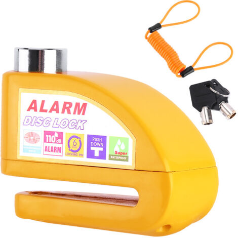 Alarme antivol pour disque de frein de vélo, cadenas pour vélo électrique, verrouillage du disque de frein pour moto, équipement de cyclisme JiuYue