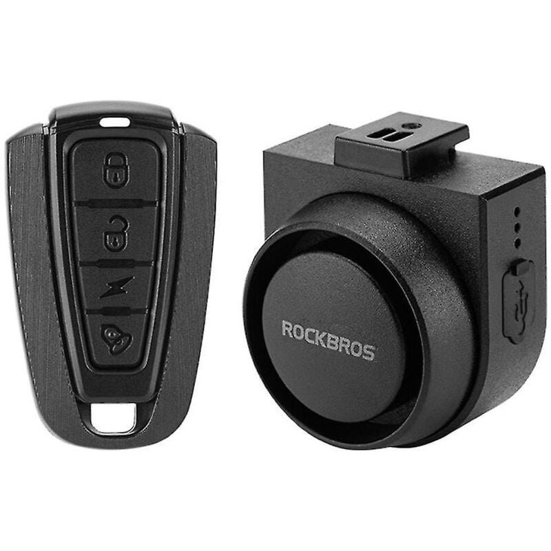 Fei Yu - Alarme antivol pour vélo, télécommande sans fil, klaxon d'avertissement de sécurité antivol électrique, accessoires pour vélo