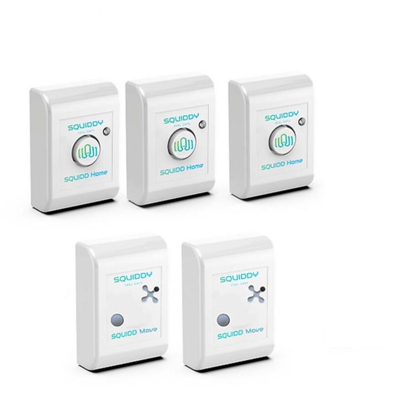 Alarme connectée 3 en 1 Pack Mobil-Home 2 Ch Squiddy