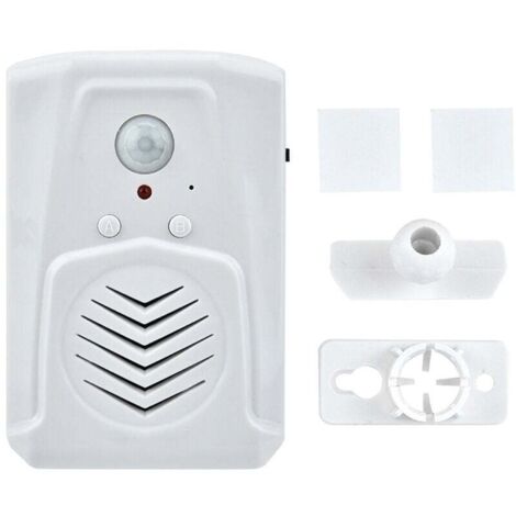 Alarme de détecteur de mouvement alimentée par USB/batterie lecteur audio MP3 sonnette à induction infrarouge