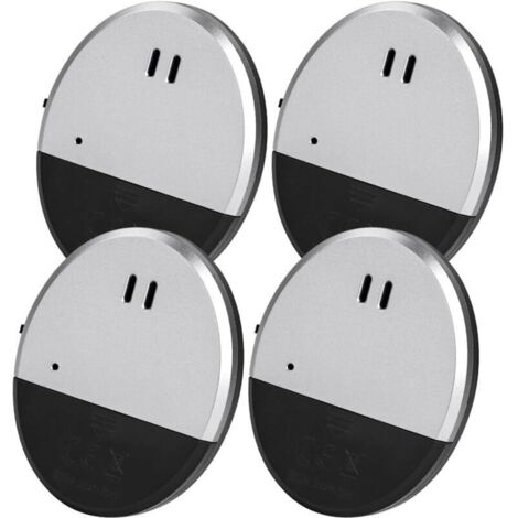 Alarme de Fenêtre Ultra-Fine - 4PCS, Alarme Vibrante avec Support Adhésif, 130DB pour Sécuriser Maison, Bureau ou Dortoir