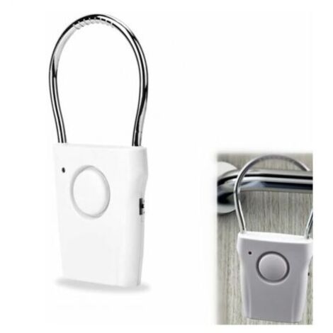 Alarme de porte et de fenêtre, capteur tactile 120 dB, poignée de porte, alarme anti-cambriolage, fenêtre vibrante, alarme anti-cambriolage, sécurité de la maison