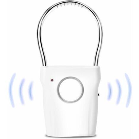 Alarme de Porte et Fenêtre, Alarme Porte et fenetre, Capteur de portefenêtre, de Porte Alarme Anti-vol Vibration, Alarme Maison sans Fil Alarme Antivol pour Poignée de Porte, Fenêtre, 120dB