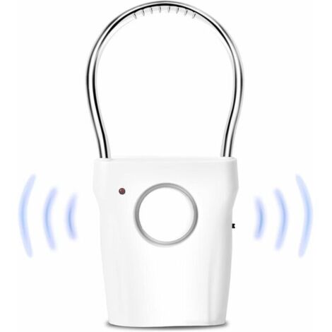 Alarme de Porte et Fenêtre, Alarme Porte et fenetre, Capteur de portefenêtre, de Porte Alarme Anti-vol Vibration, Alarme Maison sans Fil Alarme Antivol pour Poignée de Porte, Fenêtre, 120dB
