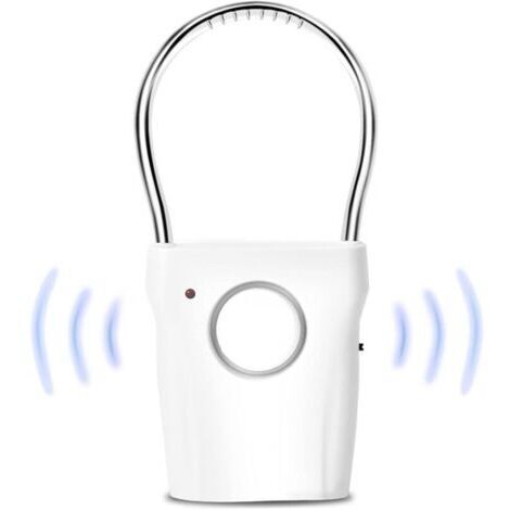 Alarme de Porte et Fenêtre,Alarme de poignée de Porte,Capteur de portefenêtre,Alarme de Porte,de Porte Alarme Anti-vol Vibration , Alarme Maison sans Fil Alarme Antivol, 120dB