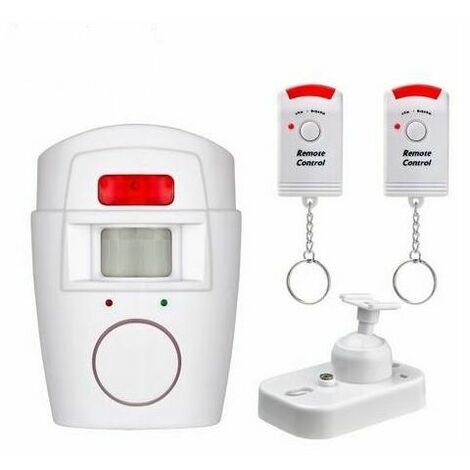 Alarme de porte télécommandée, alarme de fenêtre d'alarme de piscine, sirène infrarouge 105 dB pour la sécurité à domicile