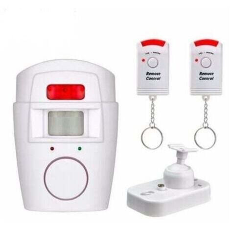 alarme de porte télécommandée, alarme de fenêtre d'alarme de piscine, sirène infrarouge 105dB pour la sécurité à la maison