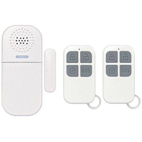 Alarme de sécurité Alarme de Porte et Fenêtre - Sans fil - Télécommande - Sirène intérieure