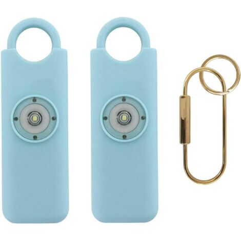 Alarme De Sécurité Personnelle - Sirene 120 Db - Lumière Stroboscopique - Porte-Clés Compact - Pour Adulte - 1 Pièce