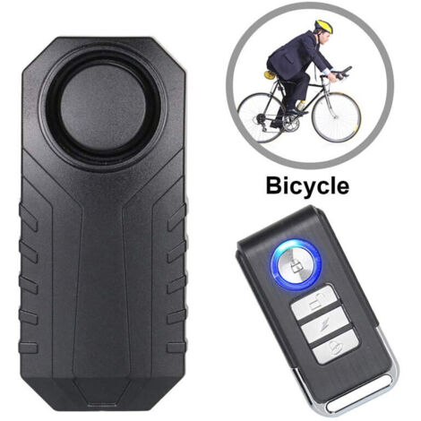 Alarme De Vélo, Antivol Pour Véhicules Moto Avec Télécommande, 113 Db Super Loud (Pack De 1)