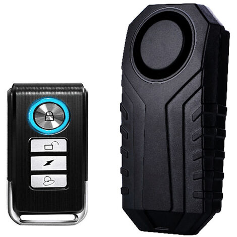 Alarme de vélo sans fil antivol véhicule électrique télécommande changement de vitesse alarme à induction vibration